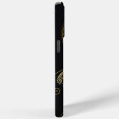 Mooie zwart gouden droom catcher mandala Case-Mate iPhone case (Achterkant / Rechts)