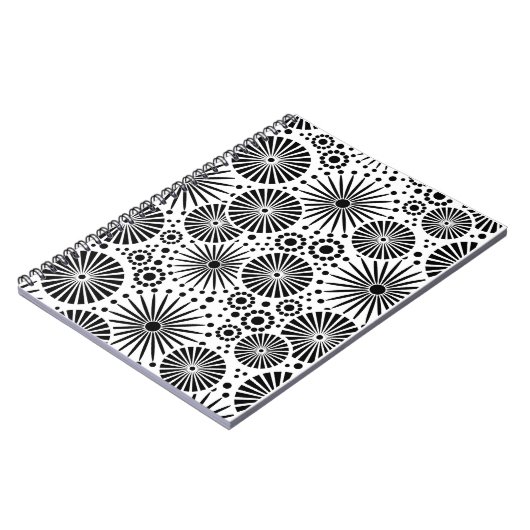 Mooie zwart-wit notitieboek (Linkerzijde)