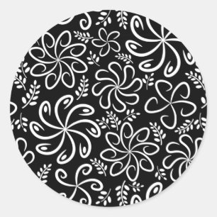 Mooie zwart-wit Sticker