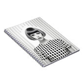 Mooie zwart-wit Vrouw illustratie Notitieboek (Rechterzijde)