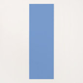 Mooie zwart & wit yoga katten op lichtblauw yogamat (Achterkant)