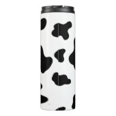 Mooie Zwart-Witte Koe Thermosbeker (Achterkant)
