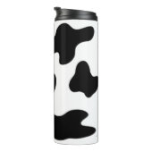 Mooie Zwart-Witte Koe Thermosbeker (Geroteerd rechts)