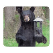 Mooie zwarte Beer Glass Snijplank (Voorkant)