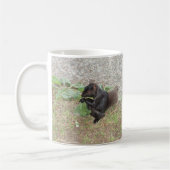 Mooie zwarte eekhoorntjesbeker koffiemok (Links)