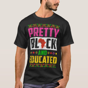 Mooie Zwarte En Geschoolde Ik Ben De Sterke Afrika T-shirt