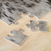 Mooie zwarte en witte Appaloosa-paarden Legpuzzel (Zijkant)