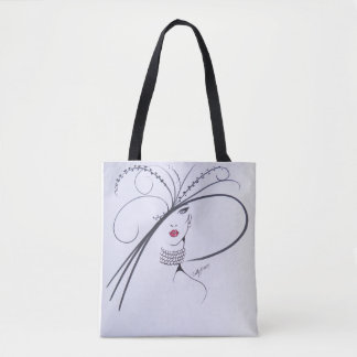Mooie zwarte en witte Mode Canvas tas