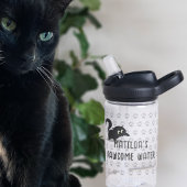Mooie Zwarte Kat Naam Leuke Waterfles