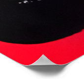 Mooie zwarte kat poster (Hoek)