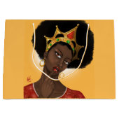 Mooie zwarte koningin, natuurlijk haar groot cadeauzakje (Voorkant)