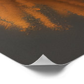 Mooie zwarte krijger kleurrijke Poster cadeau (Hoek)