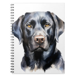 MOOIE ZWARTE LABRADOR RETRIEVER HOND NOTITIEBOEK