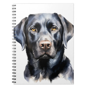 MOOIE ZWARTE LABRADOR RETRIEVER HOND NOTITIEBOEK