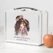 Mooie zwarte moeder en dochter (In situ)