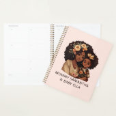 Mooie zwarte moeder en dochter (10) planner (Display)