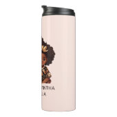 Mooie zwarte moeder en dochter (10) thermosbeker (Geroteerd rechts)