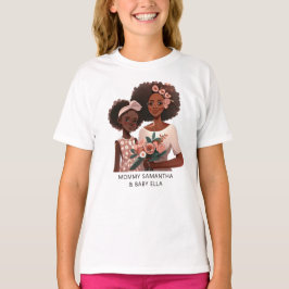 Mooie zwarte moeder en dochter (17) t-shirt