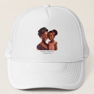 Mooie zwarte moeder en dochter (19) trucker pet