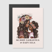 Mooie zwarte moeder en dochter (2) (Voorkant / Achterkant)