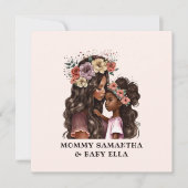 Mooie zwarte moeder en dochter (2) (Voorkant)