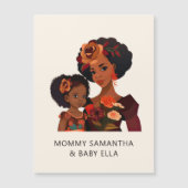 Mooie zwarte moeder en dochter (20) (Voorkant)