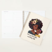 Mooie zwarte moeder en dochter (21) planner (Display)