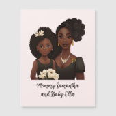 Mooie zwarte moeder en dochter (23) (Voorkant)