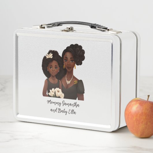 Mooie zwarte moeder en dochter (23) (In situ)