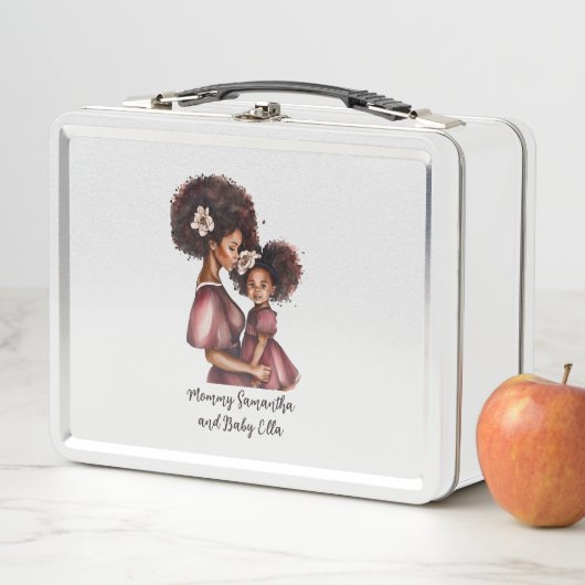 Mooie zwarte moeder en dochter (27) (In situ)