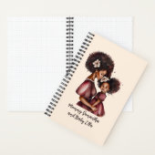 Mooie zwarte moeder en dochter (27) notitieboek (Binnen)