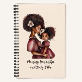 Mooie zwarte moeder en dochter (27) notitieboek (Voorkant)