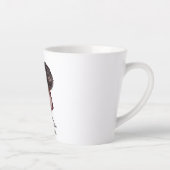 Mooie zwarte moeder en dochter (28) latte mok (Rechts)