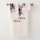 Mooie zwarte moeder en dochter (3) bad handdoek (Insitu)