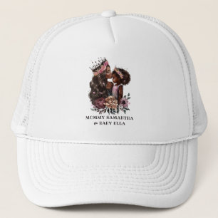Mooie zwarte moeder en dochter (3) trucker pet