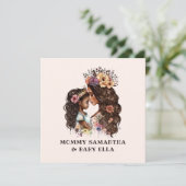 Mooie zwarte moeder en dochter (4) (Staand voorkant)