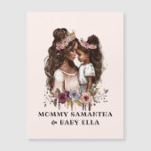 Mooie zwarte moeder en dochter (5) (Voorkant)