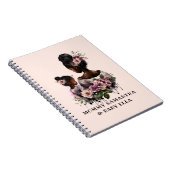Mooie zwarte moeder en dochter (7) notitieboek (Rechterzijde)