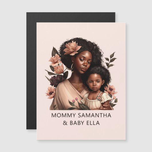 Mooie zwarte moeder en dochter (9) (Voorkant / Achterkant)