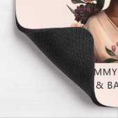 Mooie zwarte moeder en dochter (9) muismat (Hoek)