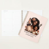 Mooie zwarte moeder en dochter (9) planner (Display)
