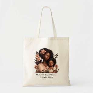 Mooie zwarte moeder en dochter (9) tote bag