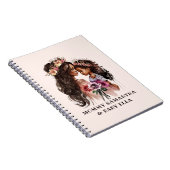 Mooie zwarte moeder en dochter notitieboek (Rechterzijde)