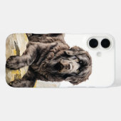 MOOIE ZWARTE NEWFOUNDLAND HOND Case-Mate iPhone CASE (Achterkant (horizontaal))