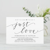 Mooie Zwarte Niks Gekunsteld Gewoon Liefde, Elopem Kaart (Staand voorkant)