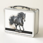 Mooie Zwarte Paard (Achterkant)