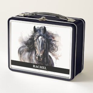 Mooie zwarte paard