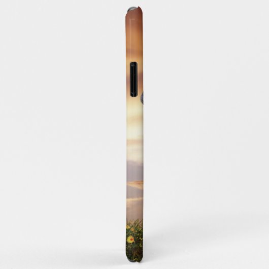 Mooie zwarte paard Case-Mate iPhone case (Achterkant/rechts)