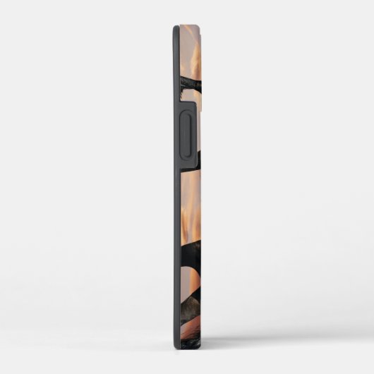 Mooie zwarte paard Case-Mate iPhone case (Achterkant / Rechts)