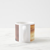 Mooie zwarte paard espresso kop (Achterkant)